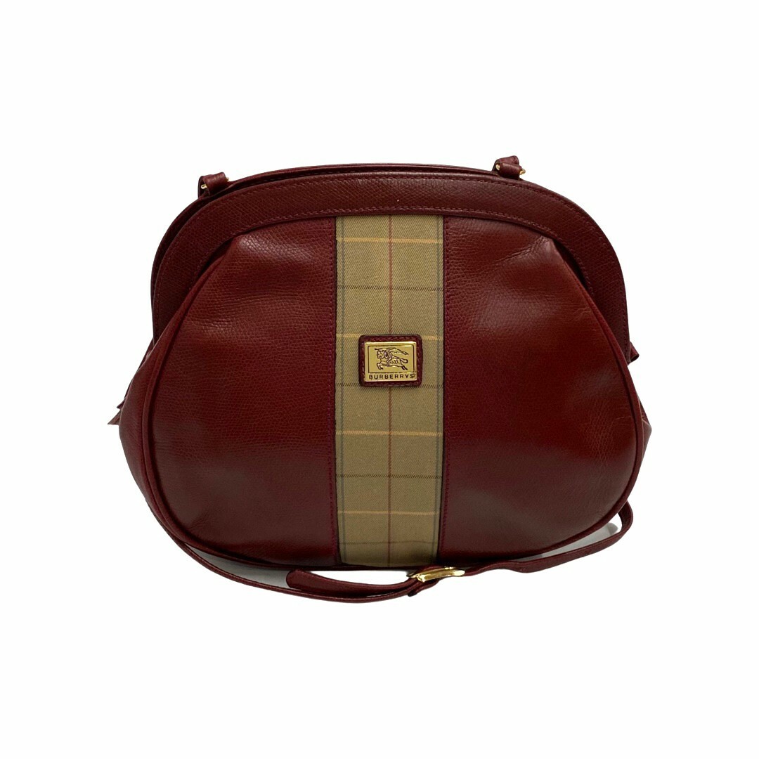 極 美品 Burberrys バーバリーズ ヴィンテージ ノバチェック ロゴ 金具