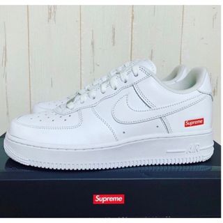 シュプリーム(Supreme)の【27cm新品未着用】supreme nike エアフォース1 low ホワイト(スニーカー)