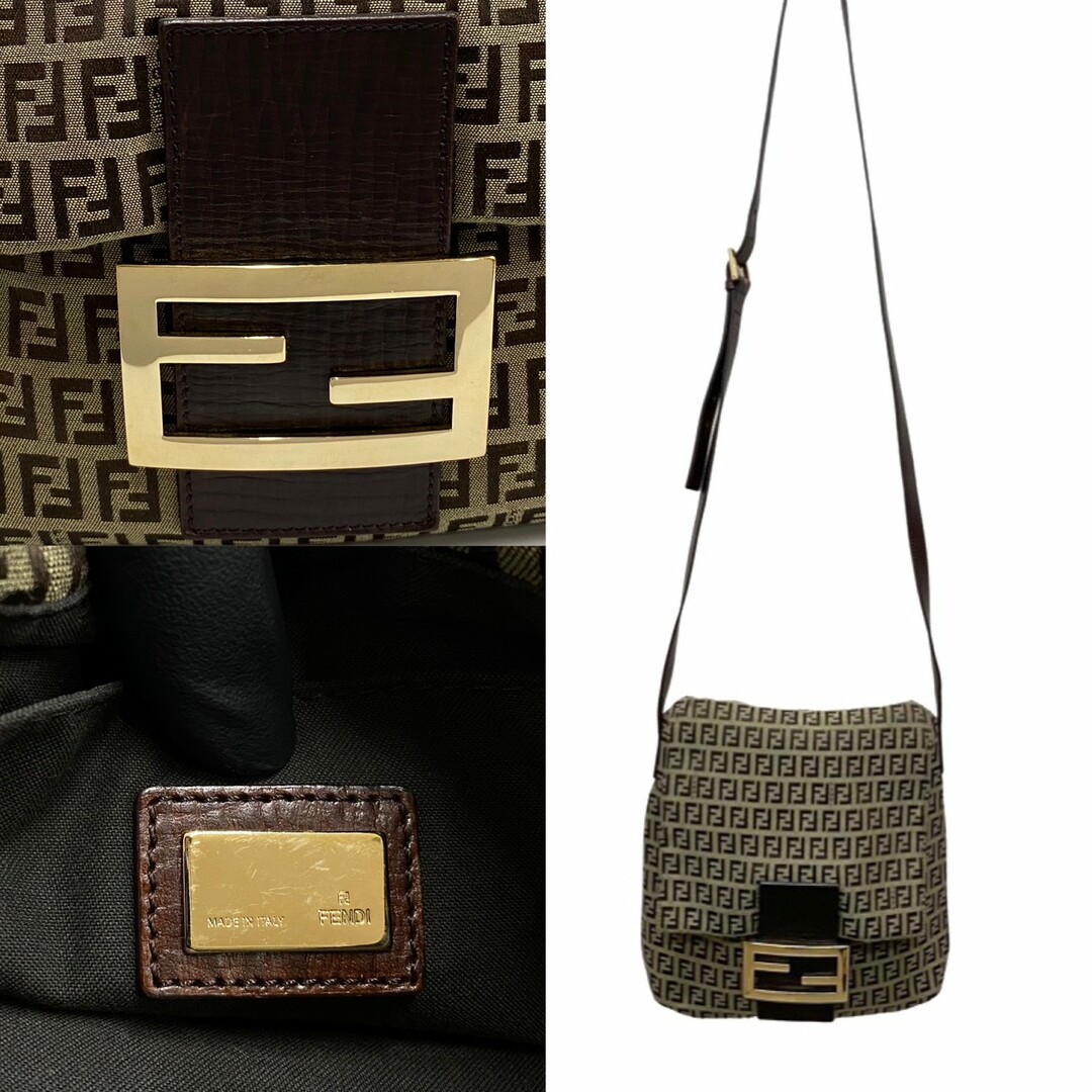 ◆美品◆FENDI ショルダーバッグ サコッシュ ズッキーノ