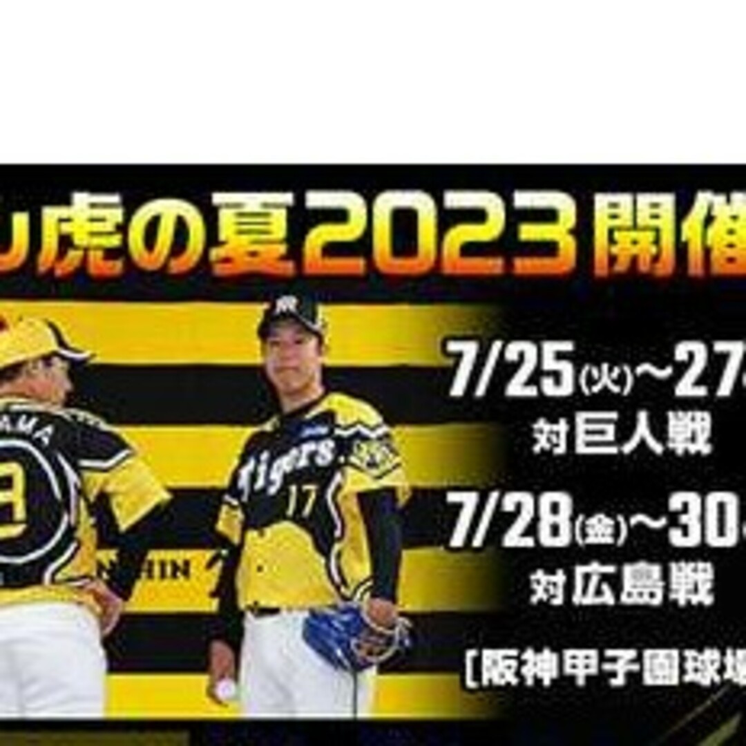 7月28日 阪神vs広島 チケット