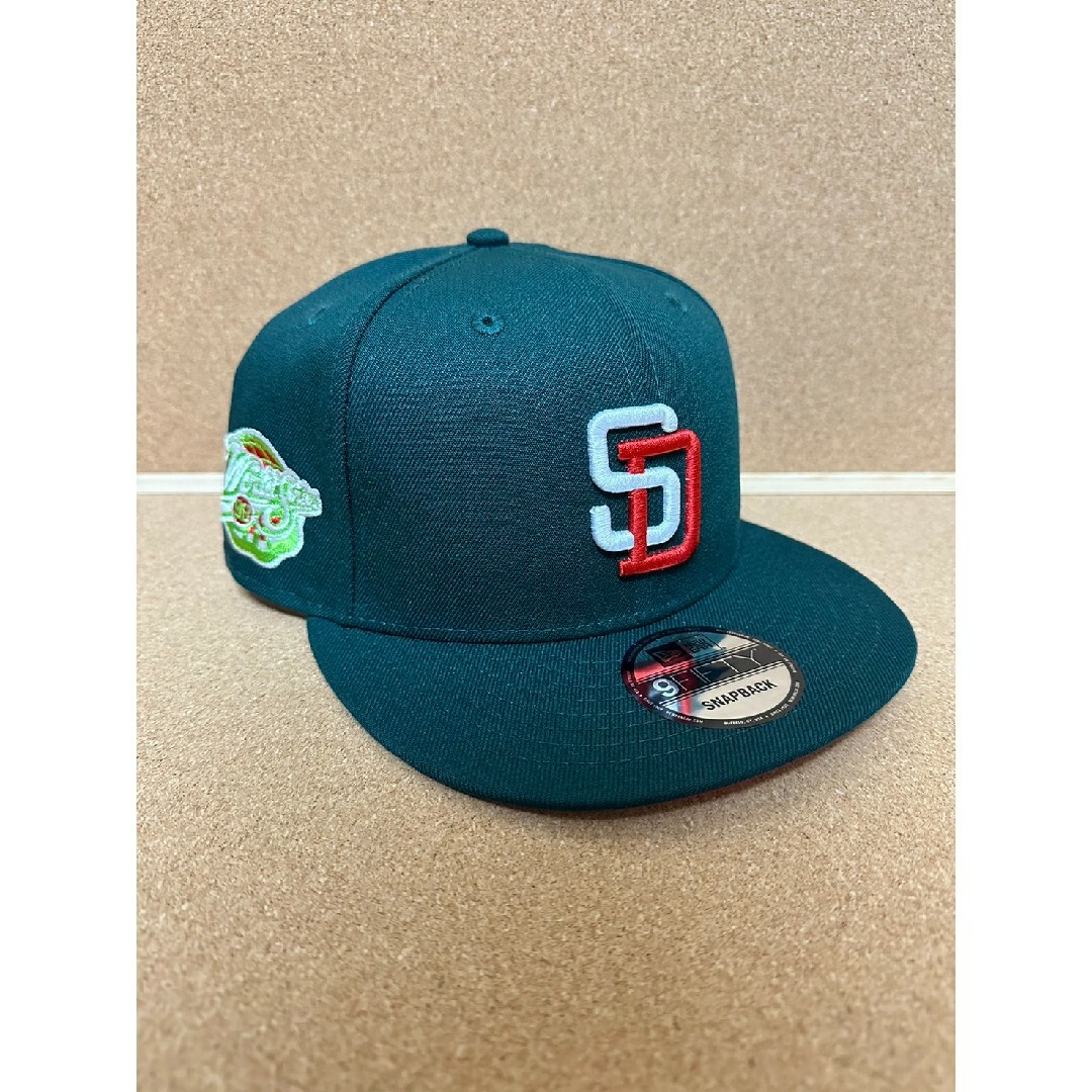 ニューエラ 9fifty サンディエゴパドレス ワールドシリーズ グリーンカラー