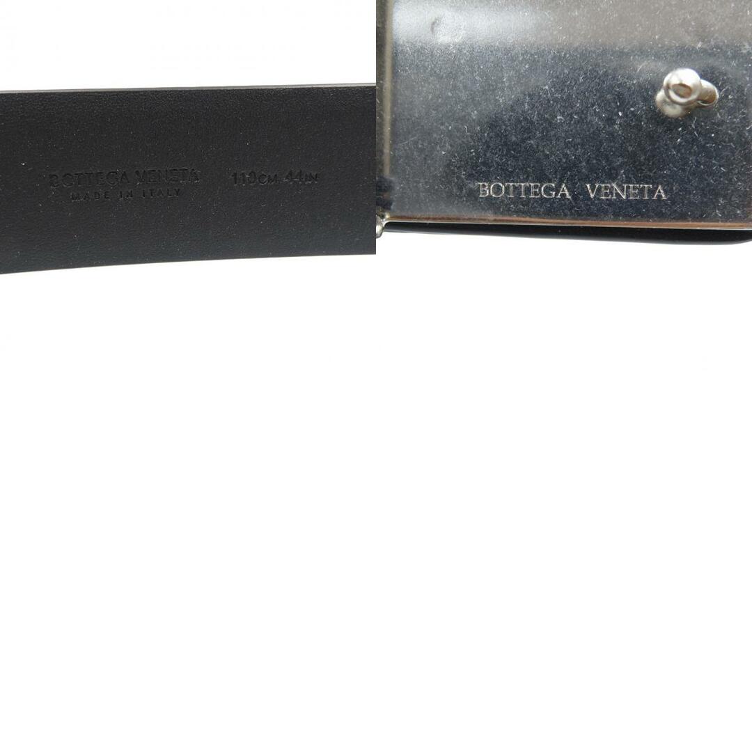 未使用 ボッテガヴェネタ 587092 110㎝ 44INカーフ メタル シルバー金具 ブラック 黒 0074【中古】BOTTEGA VENETA