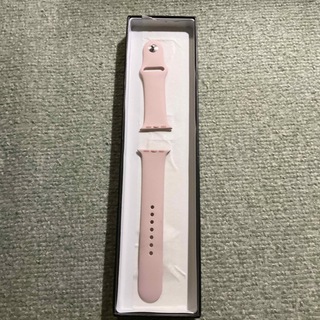 アップルウォッチ(Apple Watch)のApple watch 40mm用ピンクベージュ　バンド(ラバーベルト)