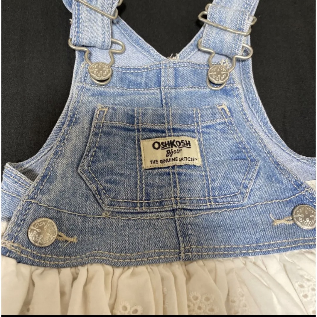 OshKosh(オシュコシュ)のオシュコシュ　ジャンパースカート　オーバーオール キッズ/ベビー/マタニティのベビー服(~85cm)(ワンピース)の商品写真