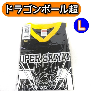 ドラゴンボール(ドラゴンボール)のドラゴンボール 超 孫悟空 ドでかTシャツ 黒 Lサイズ 未開封(キャラクターグッズ)