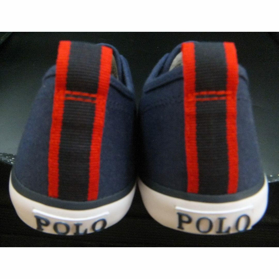 POLO RALPH LAUREN(ポロラルフローレン)の◆完全未使用品◆POLO ラルフローレン 紺/赤　24cm レディースの靴/シューズ(スニーカー)の商品写真