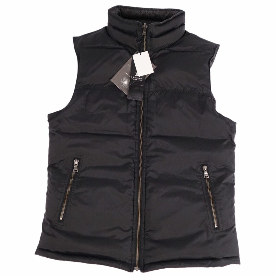 未使用 バーバリー ブラックレーベル BURBERRY BLACK LABEL ベスト ダウンベスト リバーシブル アウター メンズ L グレー/ブラック 未使用 バーバリー ブラックレーベル BURBERRY BLACK LABEL ベスト ダウンベスト リバーシブル アウター メンズ L グレー/ブラック