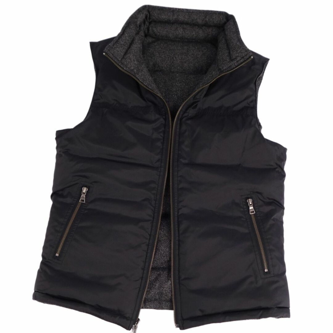 未使用 バーバリー ブラックレーベル BURBERRY BLACK LABEL ベスト ダウンベスト リバーシブル アウター メンズ L グレー/ブラック 未使用 バーバリー ブラックレーベル BURBERRY BLACK LABEL ベスト ダウンベスト リバーシブル アウター メンズ L グレー/ブラック