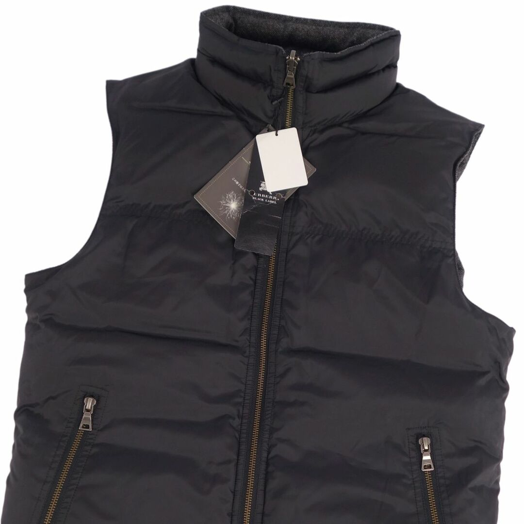 未使用 バーバリー ブラックレーベル BURBERRY BLACK LABEL ベスト ダウンベスト リバーシブル アウター メンズ L グレー/ブラック 未使用 バーバリー ブラックレーベル BURBERRY BLACK LABEL ベスト ダウンベスト リバーシブル アウター メンズ L グレー/ブラック
