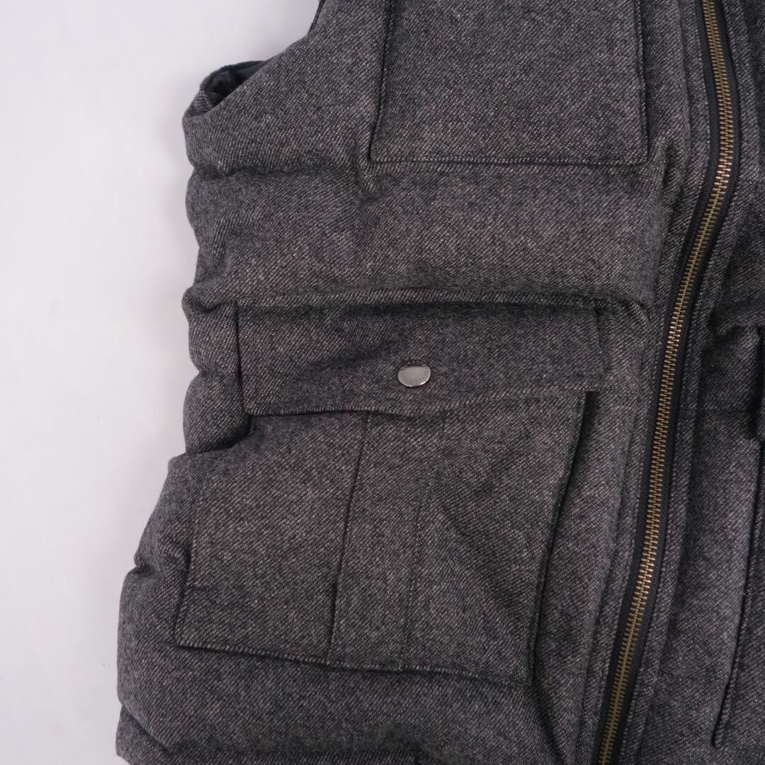 未使用 バーバリー ブラックレーベル BURBERRY BLACK LABEL ベスト ダウンベスト リバーシブル アウター メンズ L グレー/ブラック 未使用 バーバリー ブラックレーベル BURBERRY BLACK LABEL ベスト ダウンベスト リバーシブル アウター メンズ L グレー/ブラック