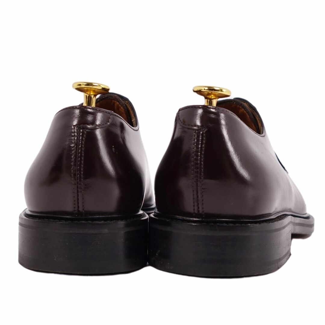Vintage グッチ GUCCI レザーシューズ ダービーシューズ ストレートチップ カーフレザー 革靴 メンズ 42E(27cm相当) ブラウン