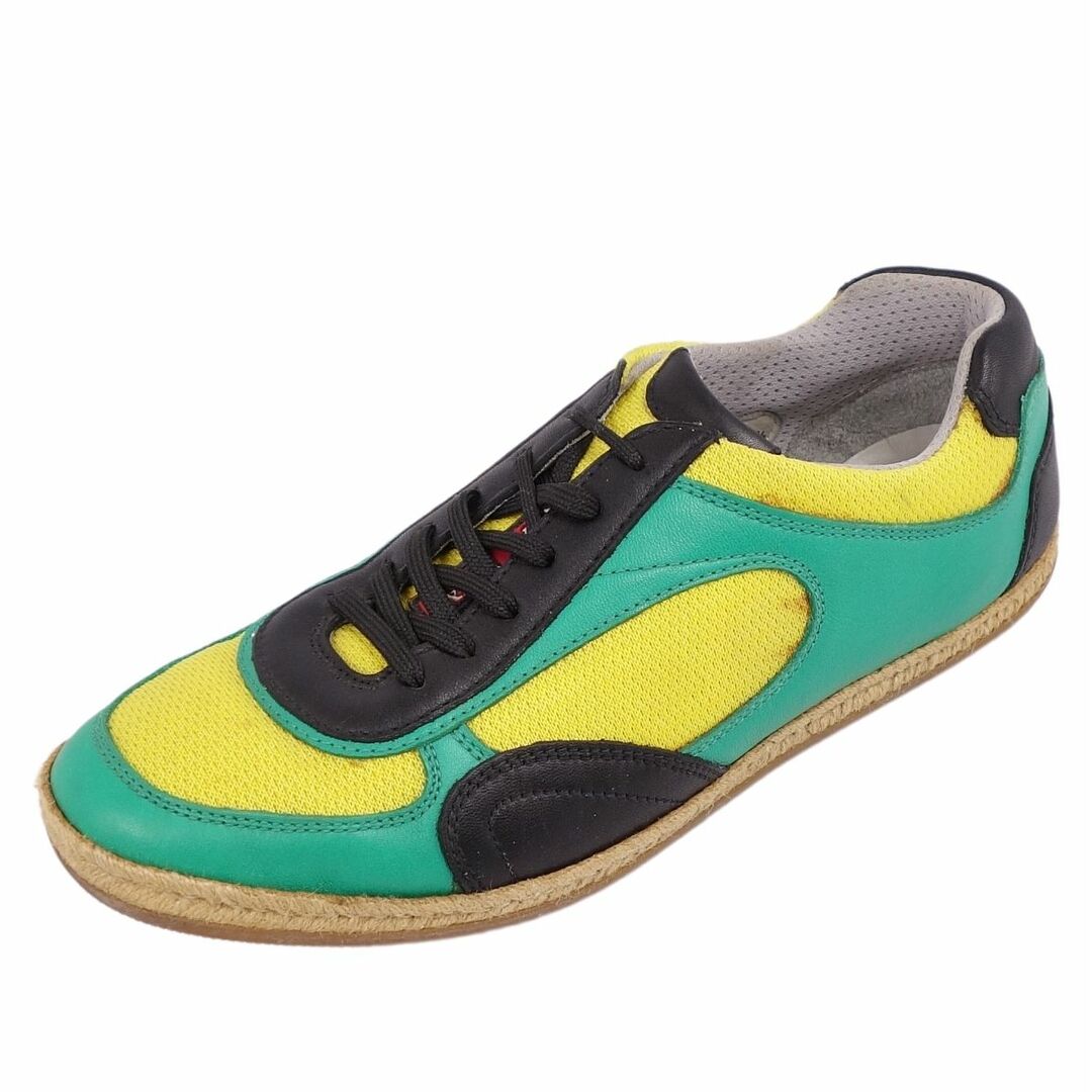 オールシーズン付属品プラダ スポーツ PRADA SPORT スニーカー ローカット ランニングシューズ レザー メッシュ シューズ メンズ 7.5(27.5cm相当) マルチカラー