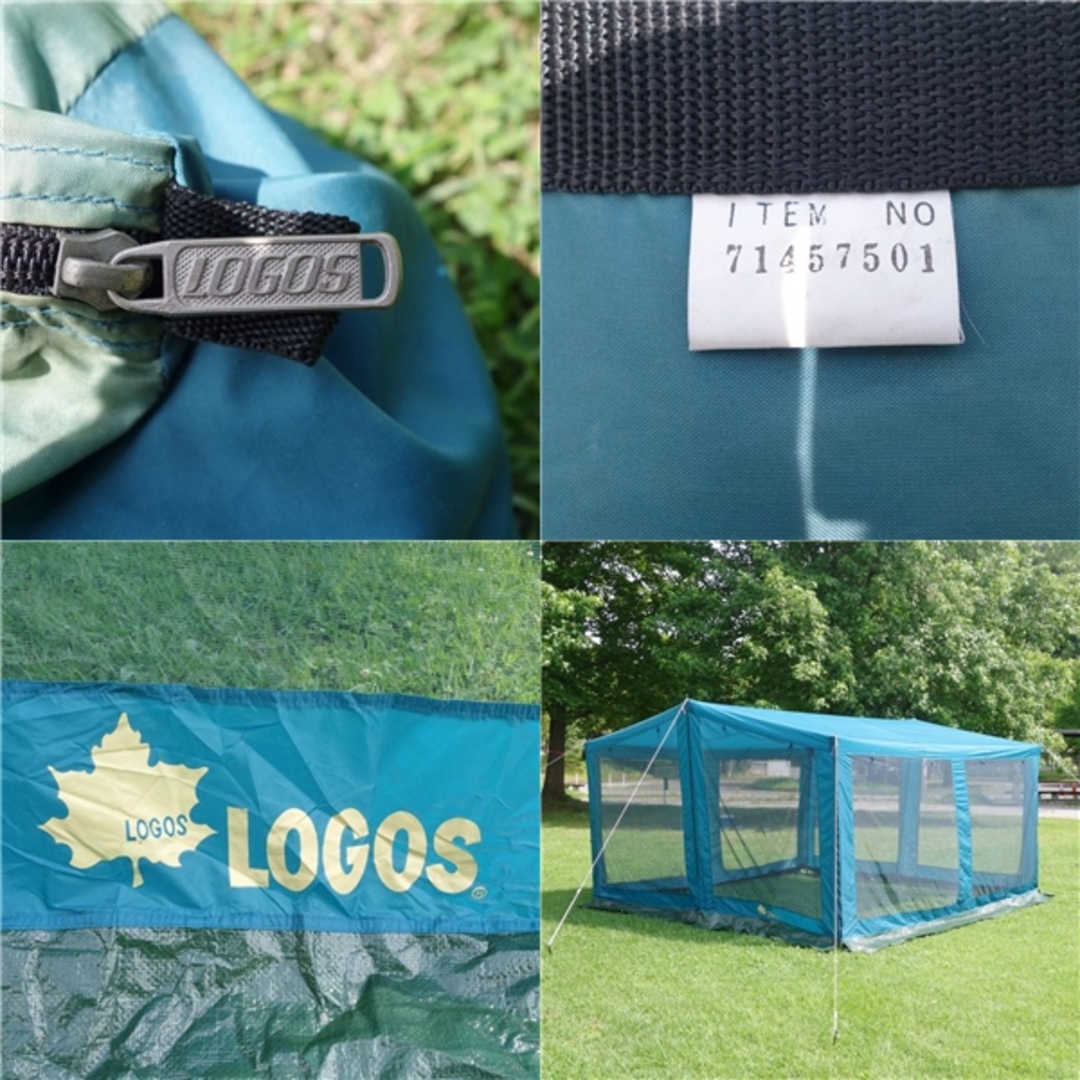 LOGOS(ロゴス)のロゴス(大三商事) LOGOS スクリーンハウステント L 71457501B スクリーンタープ 蚊帳 キャンプ アウトドア スポーツ/アウトドアのアウトドア(テント/タープ)の商品写真