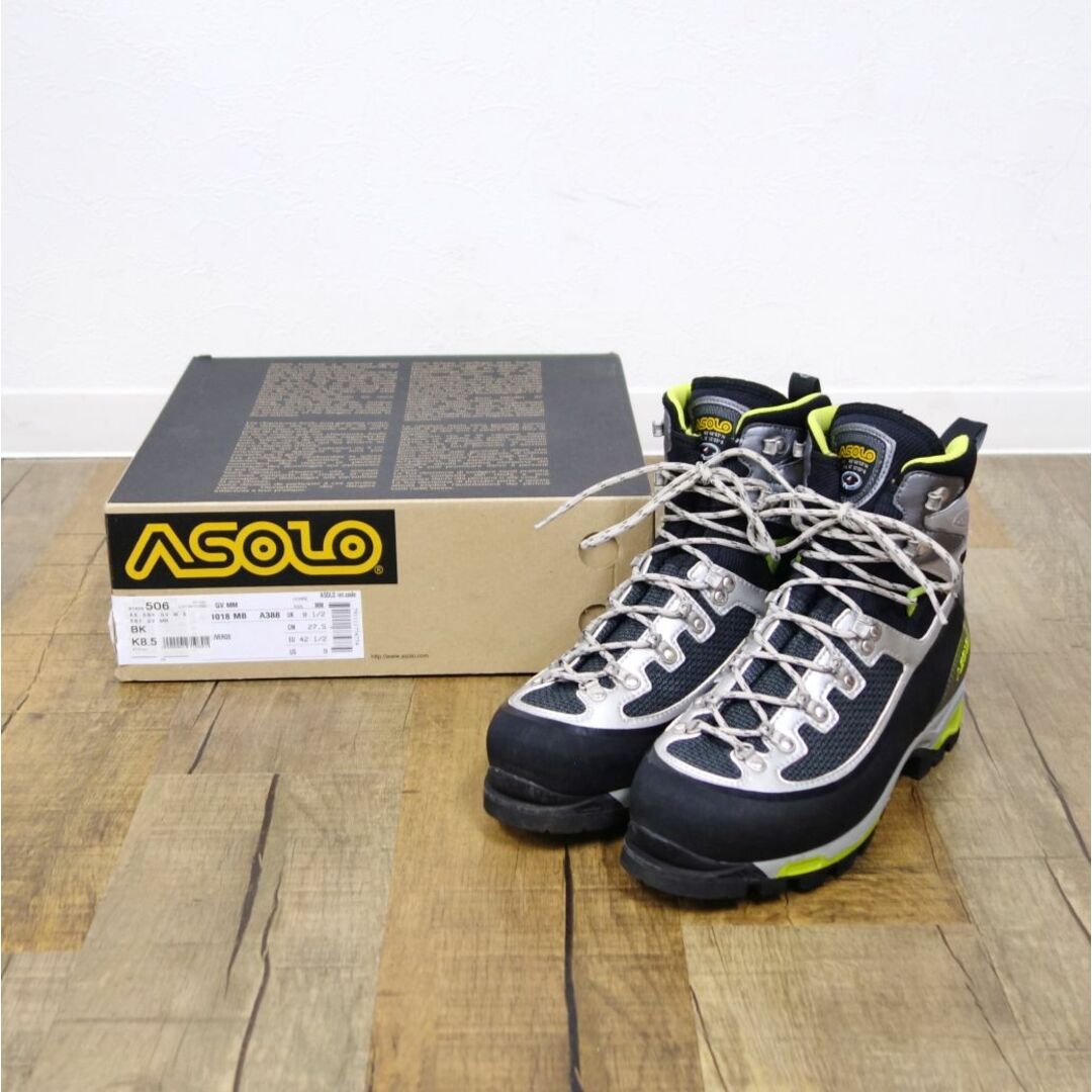 美品 アゾロ ASOLO 6B+GV GORE-TEX メンズ 27.5cm トレッキングブーツ シューズ 登山靴 登山 アウトドア | フリマアプリ  ラクマ