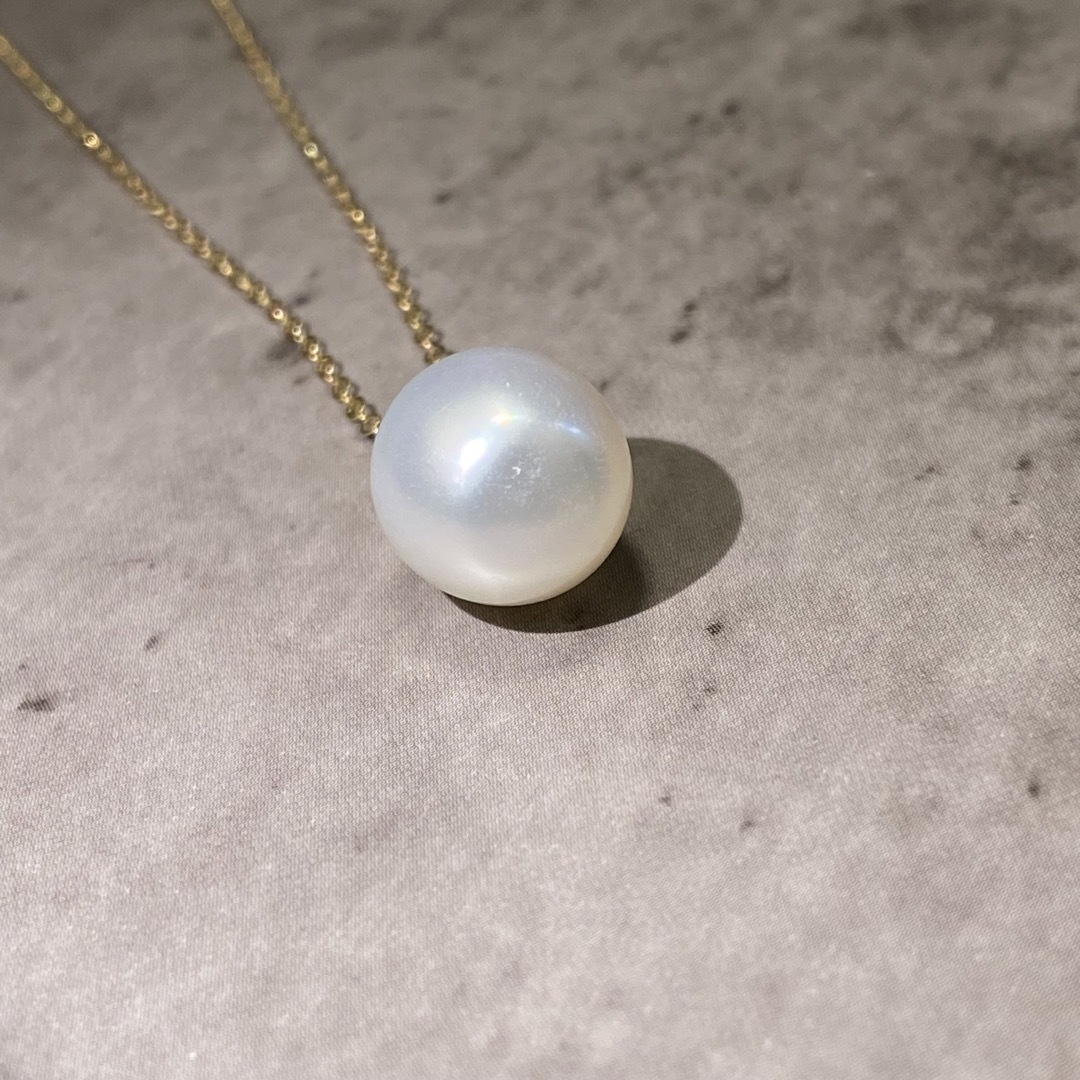 超珍品 MIKIMOTO K18 大粒真珠ネックレス