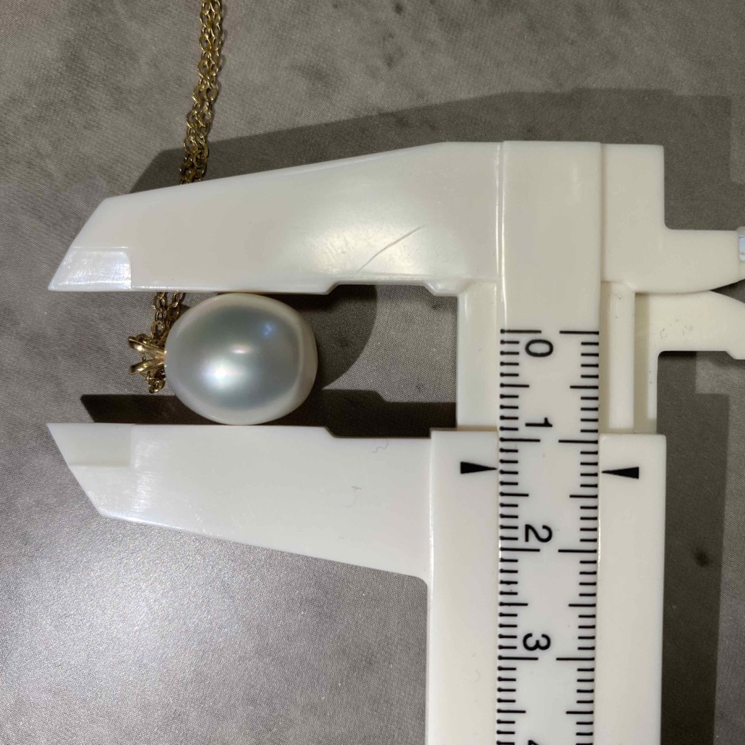 超珍品 MIKIMOTO K18 大粒真珠ネックレス