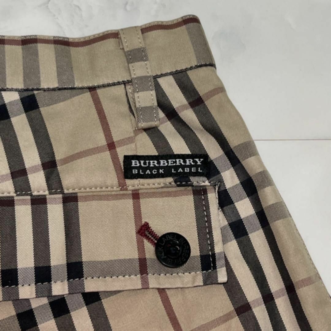 セール格安】 BURBERRY - 美品 BURBERRY BLACK LABEL カーゴハーフ