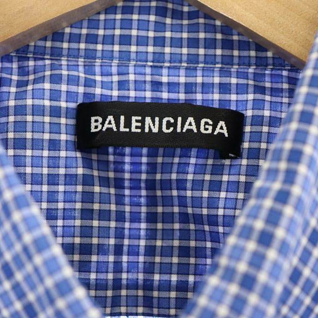 balenciaga チェックシャツ 39