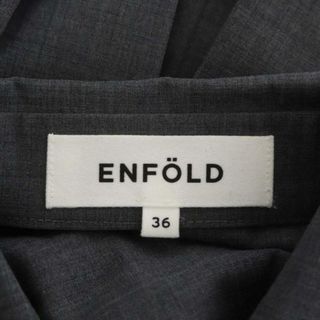 ENFOLD - エンフォルド 22AW W/PE トロピカルプリーツ五分袖ドレス