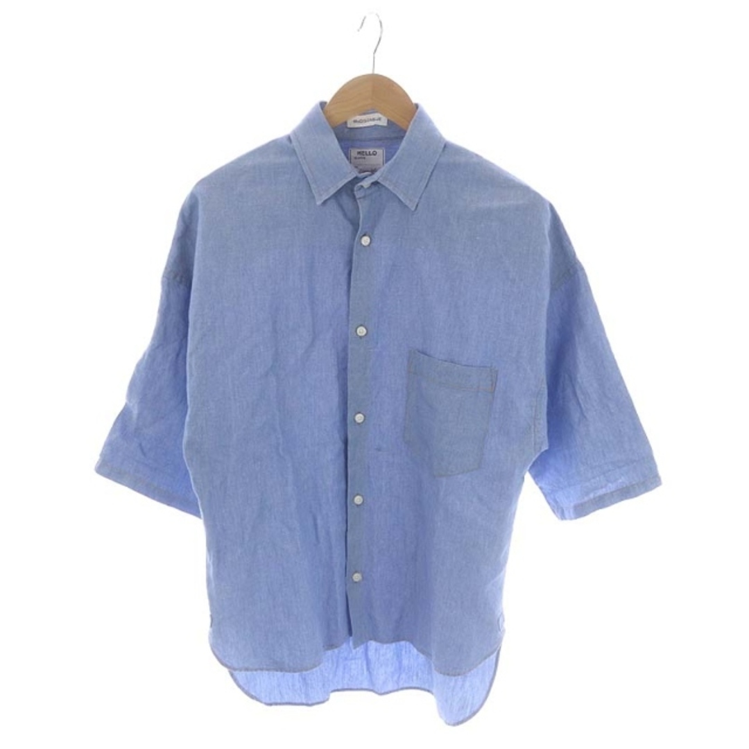 MADISONBLUE(マディソンブルー)のマディソンブルー J.BRADLEY SHIRT シャツ 七分袖 前開き メンズのトップス(シャツ)の商品写真