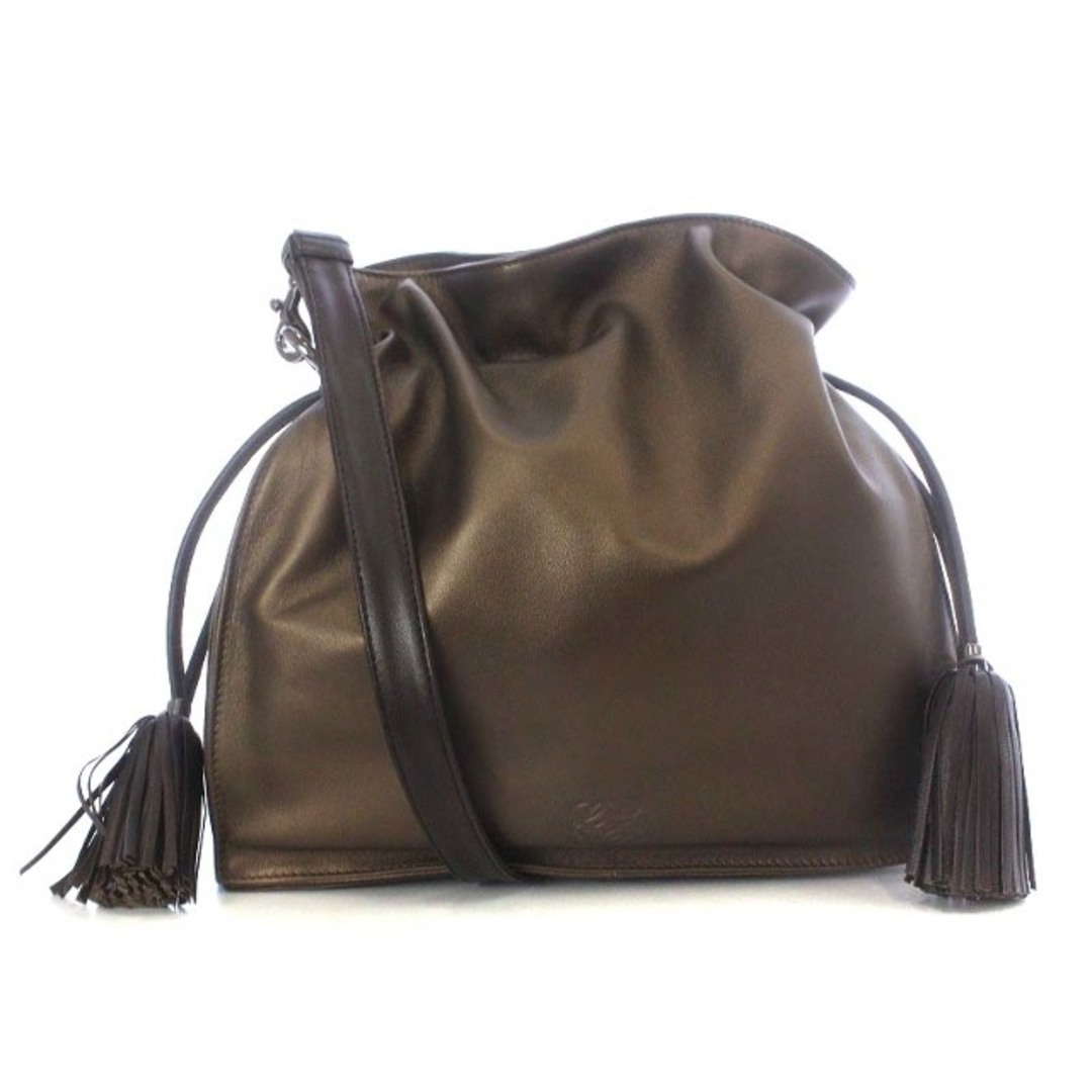 LOEWE - ロエベ フラメンコ ショルダーバッグ ワンショルダー 斜め掛け ブロンズ