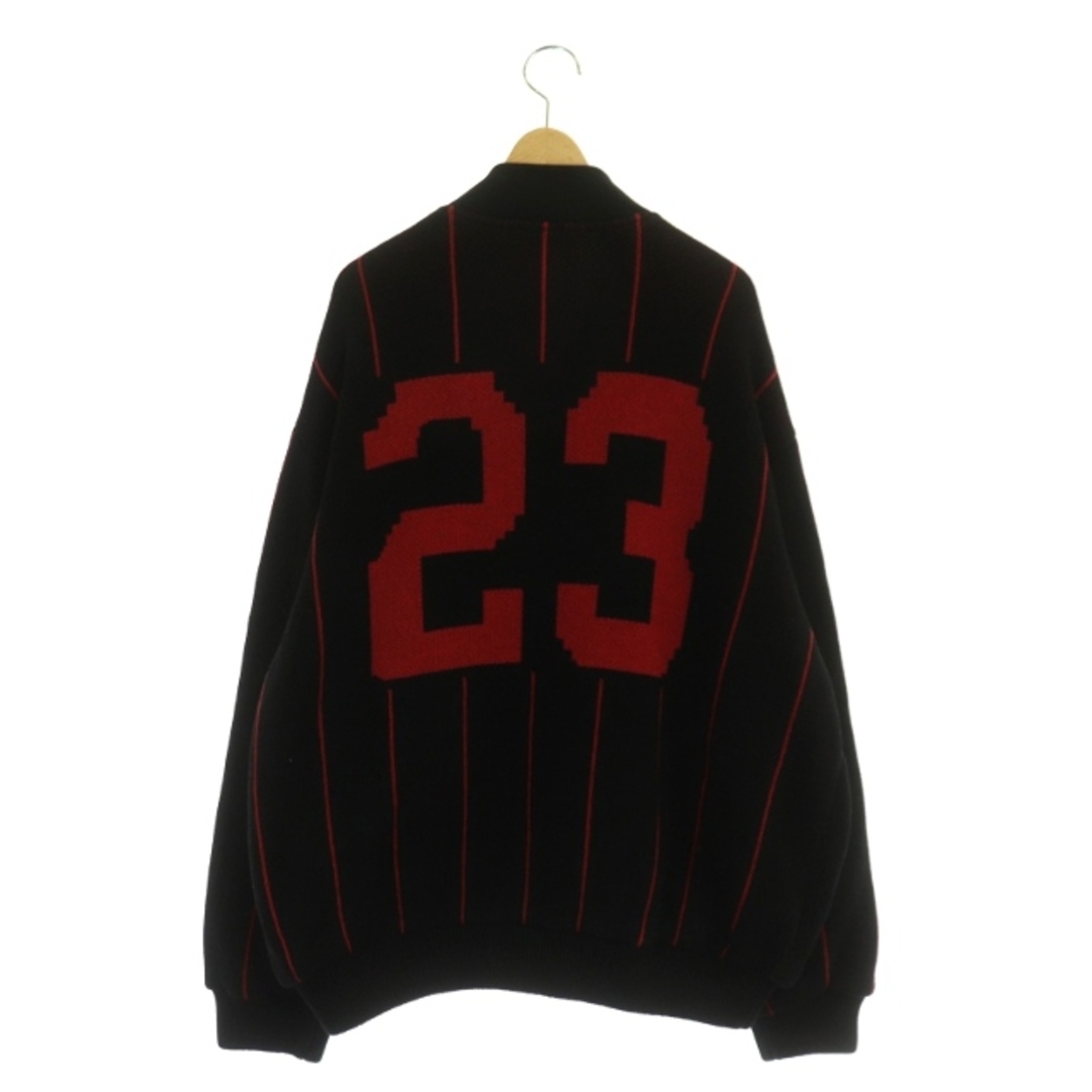 Pinstripe Varsity Zip Up Sweatersup