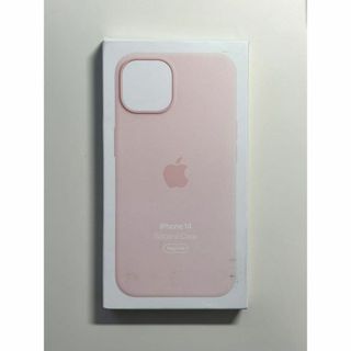 【新品】純正 iPhone 14 シリコンケース・チョークピンク②(iPhoneケース)