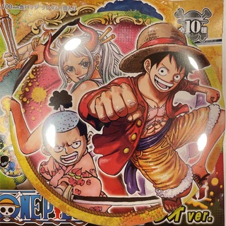 ワンピース(ONE PIECE)のワンピース コレクション缶バッジBIG 最強トリオ ヤマト ルフィ モモの助(キャラクターグッズ)