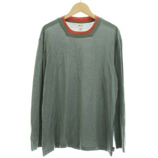 アルマーニ コレツィオーニ(ARMANI COLLEZIONI)のARMANI COLLEZIONI Tシャツ スクエアネック S M 緑(Tシャツ/カットソー(七分/長袖))