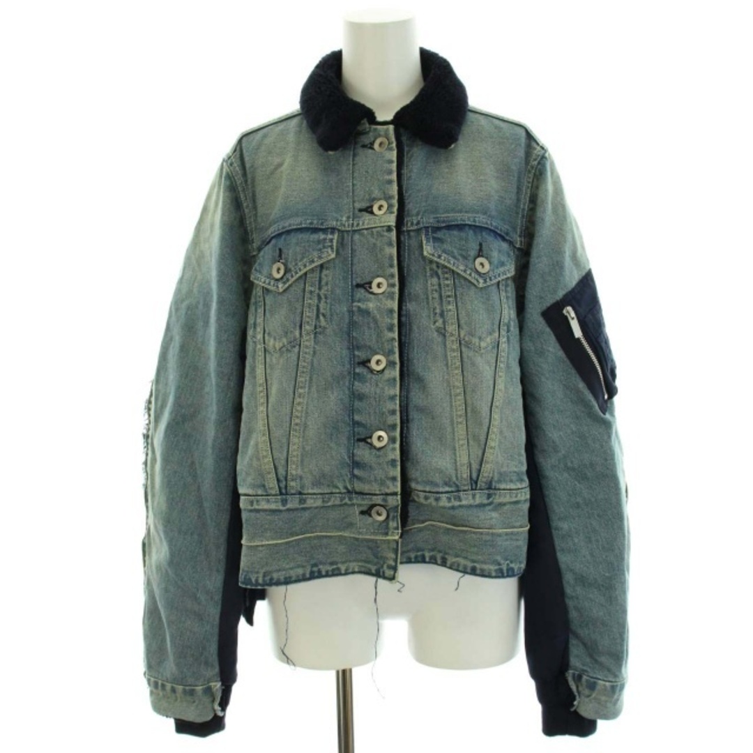 sacai - サカイ MA-1 デニムジャケット ドッキング ボア切替 再構築