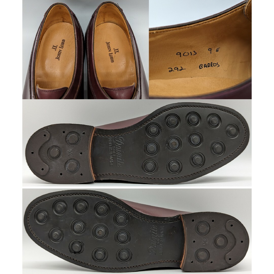 JOHN LOBB - 【極美】ジョンロブ Uチップ バロス サイズ9E【送料 JOHN LOBB - 【極美】ジョンロブ Uチップ バロス サイズ9E【送料
