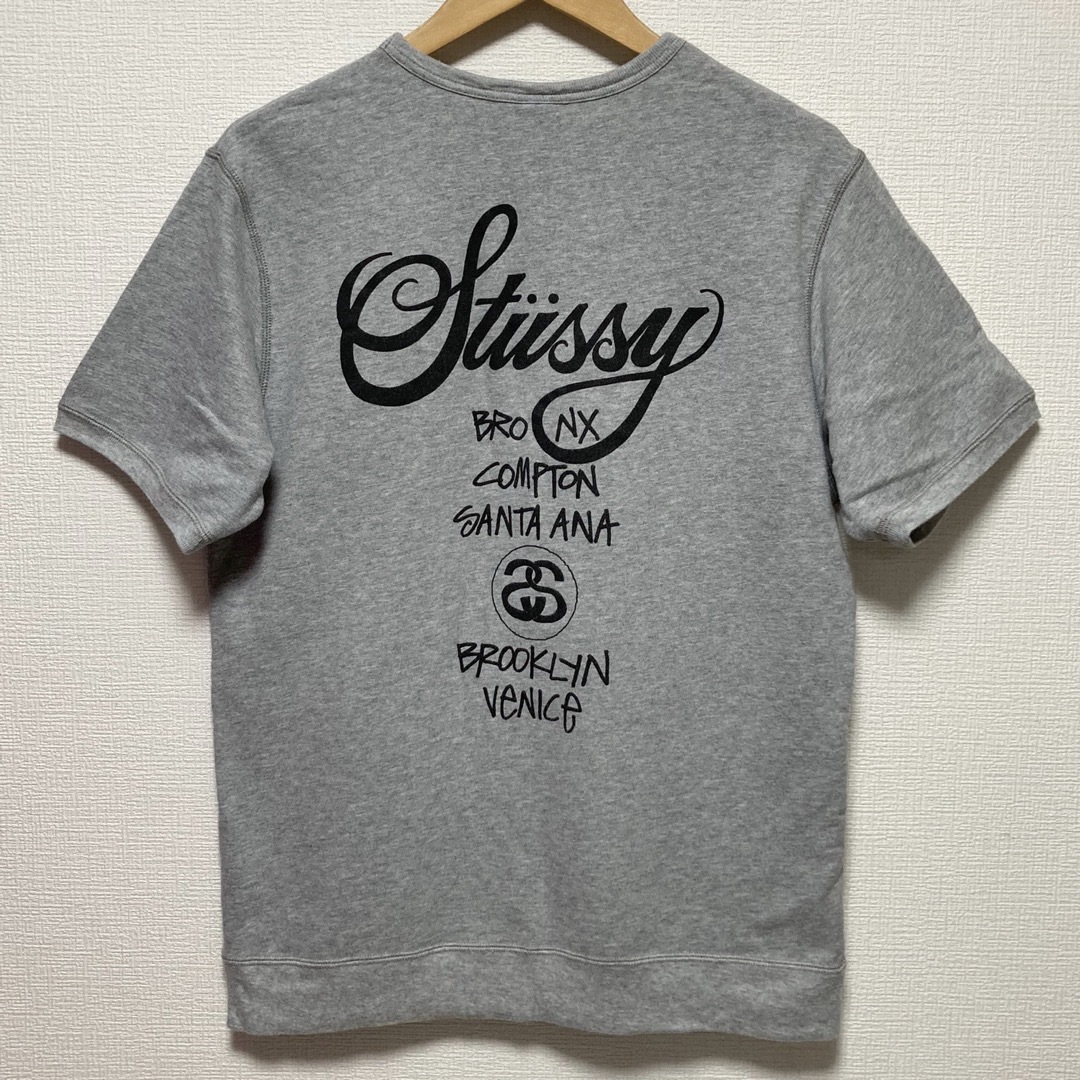 STUSSY 半袖スウェット ステューシー ワールドツアー WORLD TOUR