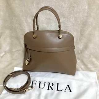 フルラ(Furla)の【極美品】 フルラ パイパー 2way ショルダー M サッビア イタリア製(ショルダーバッグ)