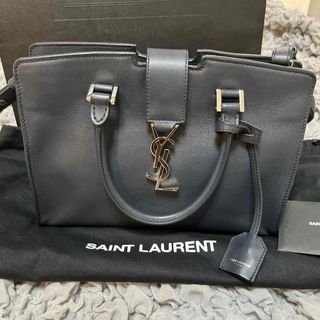 SAINT LAURENT PARIS サンローランパリ カバ リヴゴーシュ ミディアムハンドバッグ グレー 574108