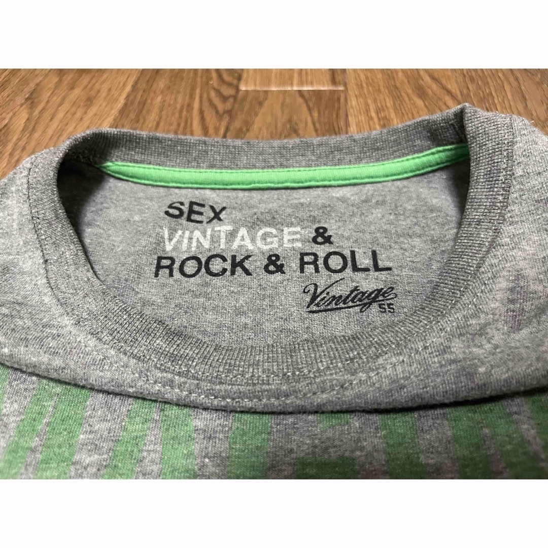 VINTAGE55 グレー半袖Tシャツ　メンズXLサイズ メンズのトップス(Tシャツ/カットソー(半袖/袖なし))の商品写真