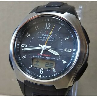 カシオ(CASIO)のCASIO カシオ WVA-430J 電波 ソーラー アナデジ 腕時計 メンズ(腕時計(アナログ))