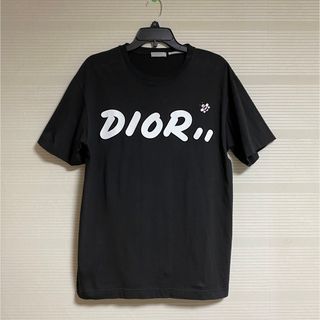 ディオール(Dior)の美品 本物 正規品 Dior kawsコラボ メンズ Tシャツ 限定品 黒白(Tシャツ/カットソー(半袖/袖なし))