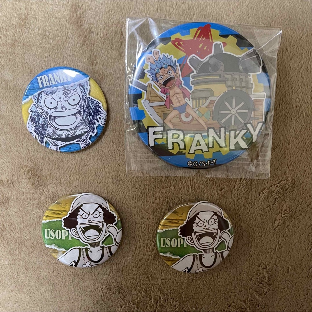 ONE PIECE ワンピース 輩 コレクション缶バッジ プチ 子供時代 ウソップ フランキーの通販 by ますけっと@プロフ必読お願いします| ワンピースならラクマ ワンピース コレクション缶バッジ プチ 子供時代 ウソップ