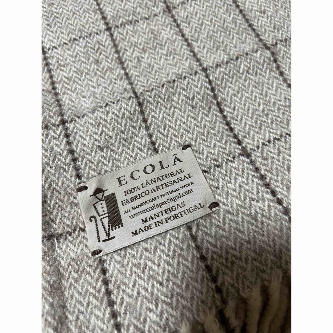 ECOLA スローLサイズBege.Fillet インテリア/住まい/日用品の寝具(毛布)の商品写真