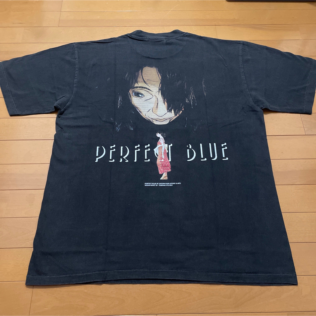 perfect blue プリントTシャツ ヴィンテージ 風