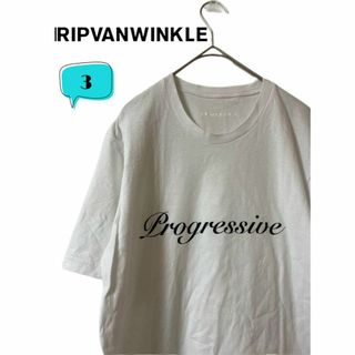 リップヴァンウィンクル(ripvanwinkle)のripvanwinkle リップヴァンウィンクル　プリントTシャツ　3(Tシャツ/カットソー(半袖/袖なし))