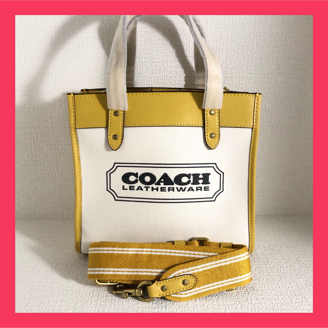 COACH - 🔸新品未使用🔸コーチ フィールドトート22 イエロー ハンド