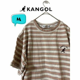 カンゴール(KANGOL)のKANGOL EX カンゴール　ボーダーTシャツ　M(Tシャツ(半袖/袖なし))