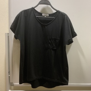 シマムラ(しまむら)のクロッシー  黒 カットソー(Tシャツ(半袖/袖なし))