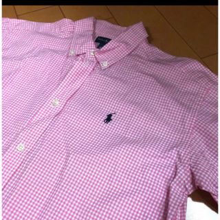 ポロラルフローレン(POLO RALPH LAUREN)のパン様専用ラルフローレンピンクギンガムチェックBD(シャツ)