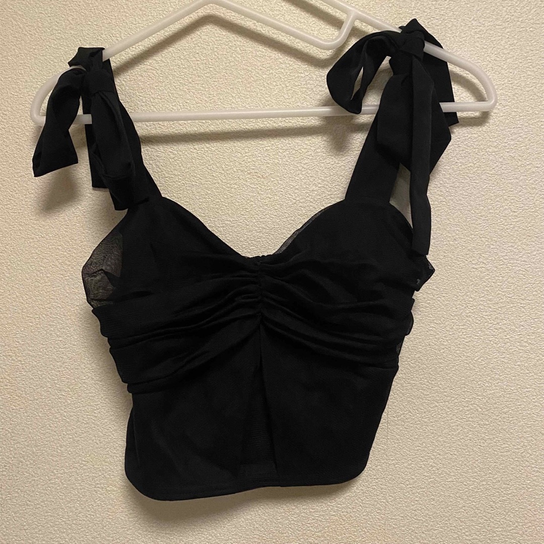 “Ballerina” ribbon tulle bustier レディースのトップス(その他)の商品写真