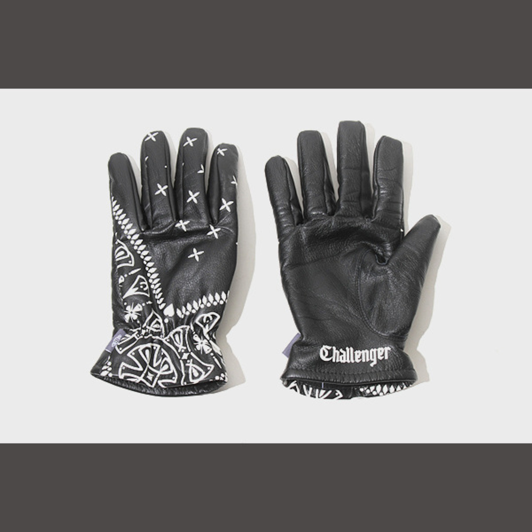 challenger BANDANA LEATHER GLOVE Lサイズ