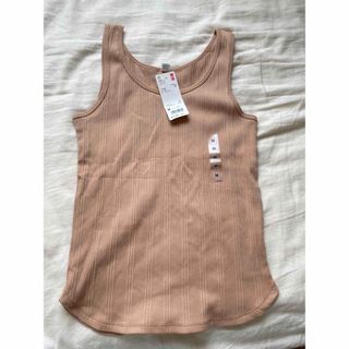 UNIQLO - 未使用タグ付 ユニクロ リブ タンクトップの通販 by yuu's