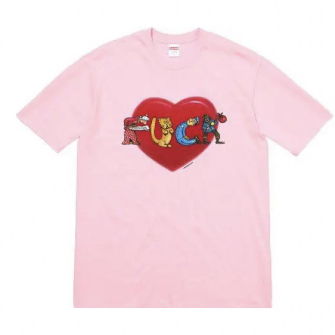 Supreme  シュプリーム　Tシャツ　fuck Love 19aw ハートコムドット