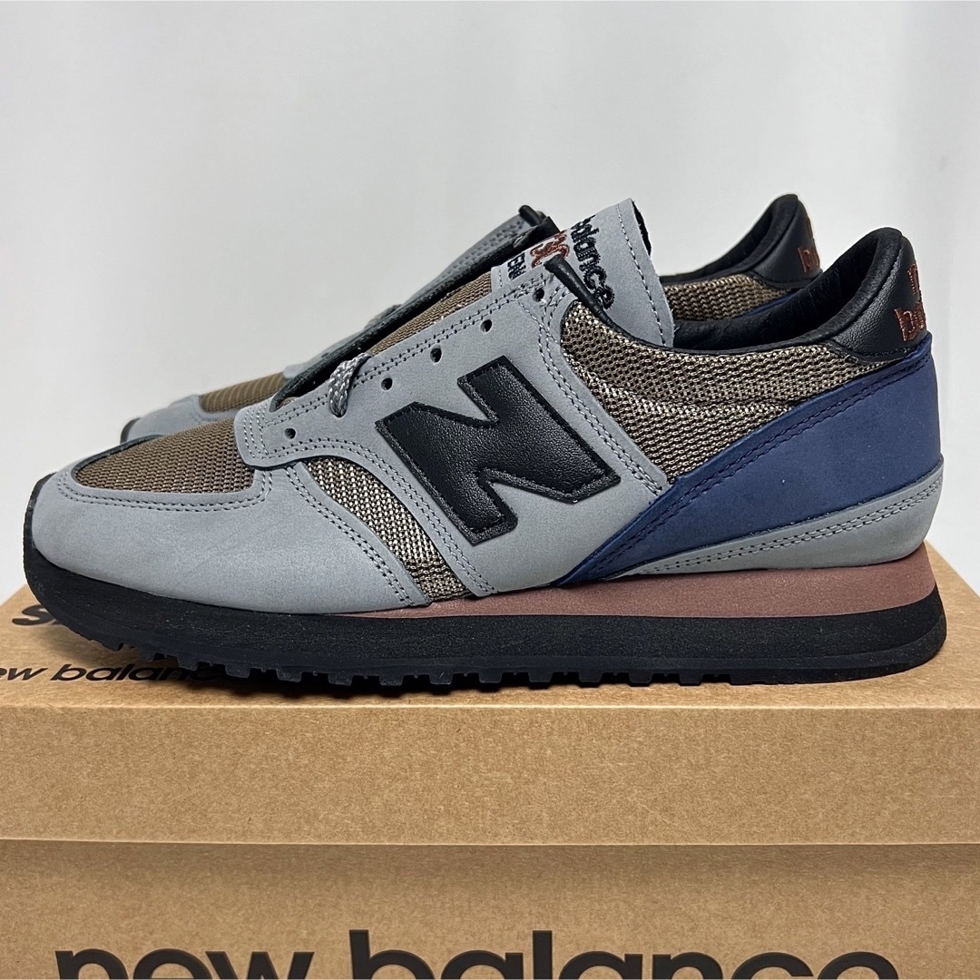26cm ニューバランス M730 NEW BALANCE 英国製 グレー 紺 - スニーカー